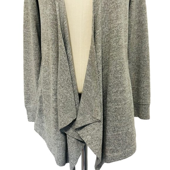 INC International Concepts Open Front Hood Cardigan Sweater Drape Front Sz Small - Picture 9 of 11